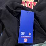 NFL NWT  Kansas City Chiefs Short Hoodie Black Attached Hood Ladies Sz Large Photo 7