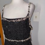 Elliatt Adeline Mini Dress Black Embellished Rhinestone Cocktail Party XL FLAWED Photo 1