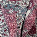 Antik Batik Quilted Cotton Voile Paisley Tajar Ankle Cargo Pants Trousers S 38 Photo 5