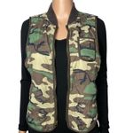 Denim & Supply Ralph Lauren  Distressed Flag Camo Vest Jacket M Military Vintage Photo 4
