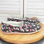 Toms  Alpargata Glow In The Dark Christmas Lights Fur Lined Slip On Grey 8 Photo 10