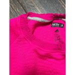 Adidas  Running Aktiv Cropped Long Sleeve Sweatshirt Bright Pink Athletic Medium Photo 4