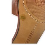 Vince Camuto NEW- 6.5 Wenerly Flat Brown Leather Loafer Flat Slip On Gold Studs Photo 2