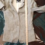 J.Crew  Classic Textured Blazer Linen One Button Womens Business Old Money 4 Photo 7