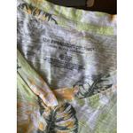 The Sweatshirt Project Cotton V Neck Large Sleeveless Blouse NEW Vacation‎ Palm Photo 4