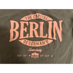 Fox Originals University of Berlin Germany Womens Short Sleeve Shirt Size Large Gray Photo 2