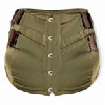 Pretty Little Thing Khaki Strapless Corset Top Photo 0