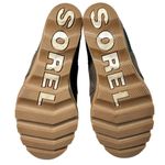 Sorel  Joan of Arctic Wedge II Chelsea Leather Lug Sole Ankle Boot Brown Black 8 Photo 5