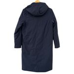 Tory Burch  Sport Down Feather Parka Coat Navy Hooded Puffer Insulated Sz XS READ Photo 2