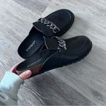 Vionic  georgie leather loafer mules w/ chain detail Photo 6