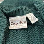 Copper Key  Vintage 80's/90's Fair Isle Cardigan Evergreen/Multi-Medium Photo 3