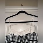 For Love & Lemons  Black and White Gingham Dress size small Photo 10