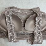 Candie's Blush High Neck Lace Padded Bralette Photo 5