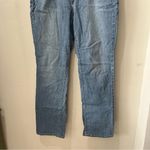 Levi's 505 Straight Leg Women's size 14 Regular Wash Blue Denim Jeans W34 L42 Photo 1