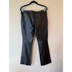 Old Navy Vintage  Collection Pants Womens 6 Black Leather Bootcut High Waist Y2K Photo 1