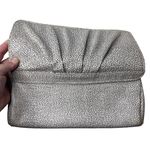 Lauren Merkin  Pebble Leather Clutch Pouch Off White Womens OS Photo 2