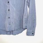 Abercrombie & Fitch Blue Gray Button Down Utility Shirt Photo 3