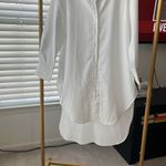 SheIn white shirt dress size Medium Photo 2