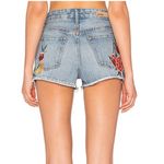 GRLFRND  Cindy Embroidered Jean Shorts Rising Sun 24 Photo 3