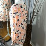 Loft Cream Sleeveless Blouse with Tie Front and Bib Collar Photo 4