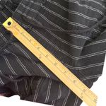 Sonoma  Womens Pinstripe Pull On Pants Size M‎ Black Tassel Coastal Linen BOHO Photo 9