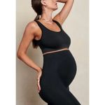 Blanqi Everyday Maternity Belly Support Crop Leggings Black Size L Photo 9