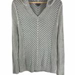 Eddie Bauer Women's Ribbed Gray Sweater Hoodie Photo 0