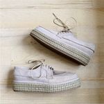 Rachel Comey Braided Reeves Platform Oxford Suede Espadrilles Thistle Beige Photo 2