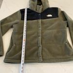The North Face Women's Gemma Fleece Hoodie Jacket Olive Green and Black Size L Photo 5