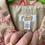 Talbots Petites size 12 cotton silk brocade blazer. Button front Photo 2