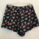 Forever 21 Green Pink Cream Floral Boho High Waisted Waist Rise Shorts JUNIORS S Photo 7