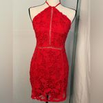 Urban Outfitters ‎ Outfitters Red Lace Mini Dress size small Photo 1