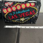 From India To You | Sequin & Beaded “To Fabulous Las Vegas” Shoulder Bag ✨🖤 Black Photo 10