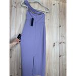 Lulus NWT  Hold Your Attention Lilac One-Shoulder Sleeveless Midi Dress Banquet S Photo 5