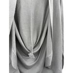 Jil Sander Vintage  Cardigan Size 40 Gray Cashmere Silk Drape Front Made in Italy Photo 6