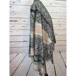 Knox Rose Cardigan Fringe Sweater Small Knit Boho Hippie Open Front Lagenlook Photo 8