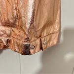 Urban Outfitters  Tara Metallic Rose Belted Pockets Strapless Romper Size L NWOT Photo 5