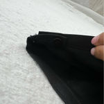 Yves Cossette Depeche Mode Silk Floral Embroidered‎ Beaded High Rise Crop Pant Black Size 10 Photo 4