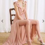 Reformation  Blush Peppermint Dress Photo 2