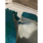 Vintage 1950's Original blue green brocade form fitted long gown Costume Theater Size 00 Photo 3