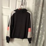 PINK - Victoria's Secret Victoria’s Secret PINK Turtle Neck Pullover size M missing drawstring tiny stain Photo 6