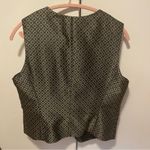Liz Claiborne  Black and Gold Vest Made in US Size 12 Photo 1