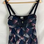 Ulla Popken Patterned Tankini Top Size 20 Black Photo 0