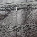 Badgley Mischka NEW Badgley Mishcka Metallic Paisley Pencil Skirt Black Size 8 Photo 5