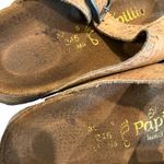 Birkenstock Papillio Gizeh Cork with Metalic Silver, Sz EU38 Photo 7