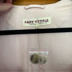 Free People  Courtship Structured Blazer Jacket Dust Pink Size Medium Photo 4