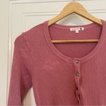 Sundry  Henley ribbed mini dress Photo 2