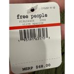 Free People Adella Cami Crochet Lace Tiered Top Olive Sparrow Boho Western XS Photo 2