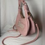 Juicy Couture Pink Diamond String of Pearls Rhinestone Hobo Crossbody Photo 4