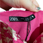 ZARA NWT  Pink Floral Bodysuit Size Small‎ Barbie Core Photo 7